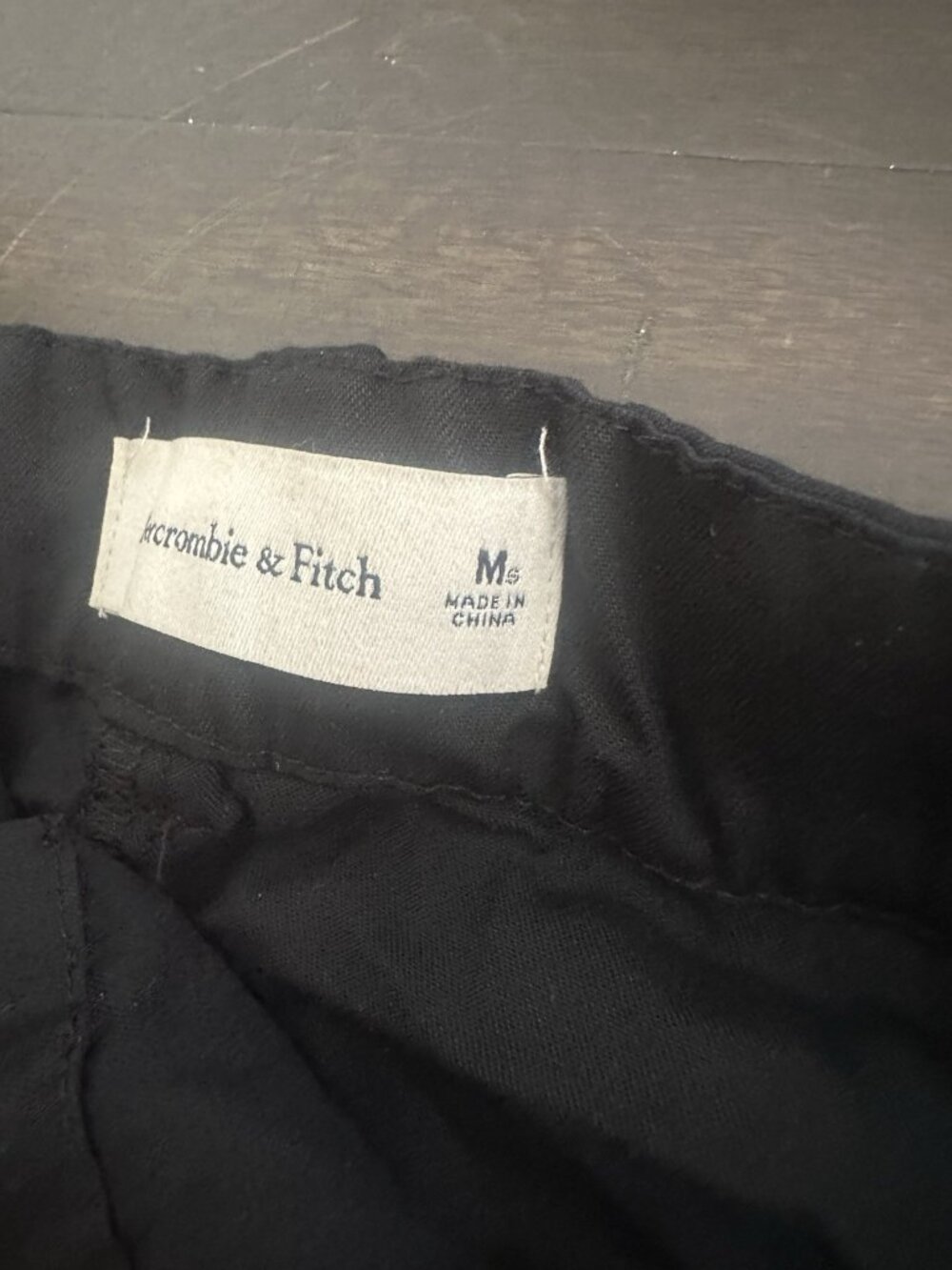 Women’s Abercrombie & Fitch Black Wide Leg Pants Size Medium Short NWT - Picture 5 of 6